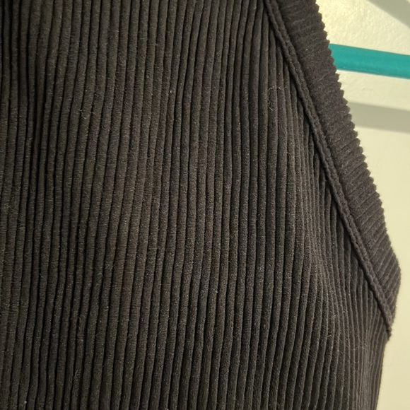 Aerie seamless longline bralette in black size small - Picture 2 of 5